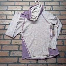 Kuhl Women's S Purple Plum Cowl Neck Knit Sweater Cozy Pullover Wool blend