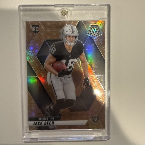 2025 Panini Mosaic #349 Jack Bech Honeycomb Prizm Rookie Card SSP
