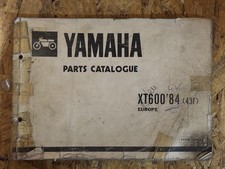 Manuale Parti Ricambio Yamaha XT600 43F XT 600 1984 Spare Parts Manual Nos