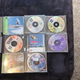 Nintendo NES y Sony PlayStation PS1 Lote de juegos mixtos con fundas (deportes, rompecabezas)