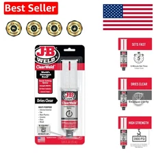 ClearWeld 5 Minute Set Epoxy Syringe - Clear - 25 ml, 25ml