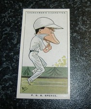 Churchman - Men Of the Moment In Sport No42 - P.D.B. Spence, Tennis