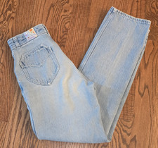 Vtg Levis Womens Size 28x32 California Map Tag Embroidered Flower Pocket Rare 