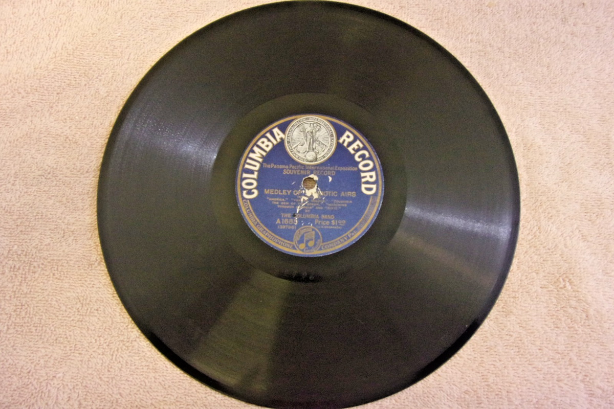 Rare 1915 Souvenir 78RPM San Francisco Panama Red Cross Margaret