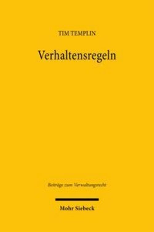 Verhaltensregeln Tim Templin