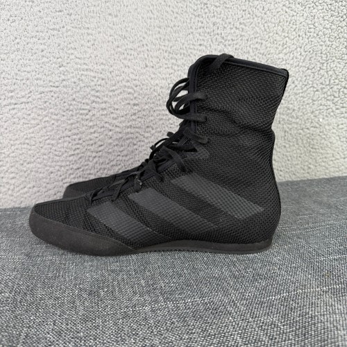 Adidas Boxing Shoes Mens 11 Black Box Hog 3 High Top Mesh Training F99921
