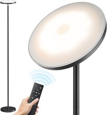LED Floor Lamp with Remote Control Dimmable Standing Light for Living Room