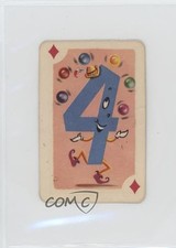 1950s Whitman Crazy 8s Card Game 4 Diamonds 4D 0kb5