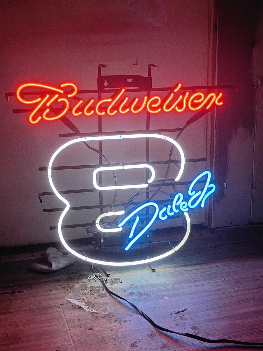 Nascar Neon Sign In Collectible Budweiser Signs & Tins for sale | eBay