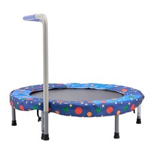 36" Kids Trampoline with Handle Foldable Indoor Outdoor 3FT
