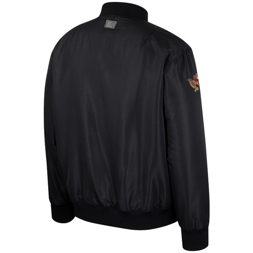 Men's Colosseum Black Minnesota Golden Gophers Full-Zip Bomber Jacket - Picture 3 of 3