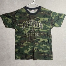 Houston Astros Mens Large True Fan Camo Camouflage T-Shirt