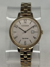 Citizen Eco Drive Gold Tone Ladies Watch E011-R007742