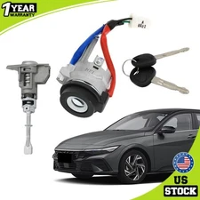 Ignition Lock Cylinder Switch 2 Keys for Hyundai Elantra 2011-2015 1.8L 2.0L