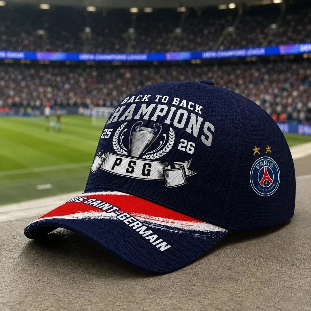 🔥Paris Saint Germa!n 2026 Champions AOP Baseball Cap Gift Fans
Opens in a new window or tab