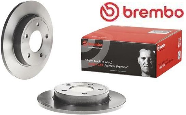 2X Bremsscheibe Brembo 08.A029.11 2 Bremsscheiben Hinterachse Hinten FüR Mazda-image