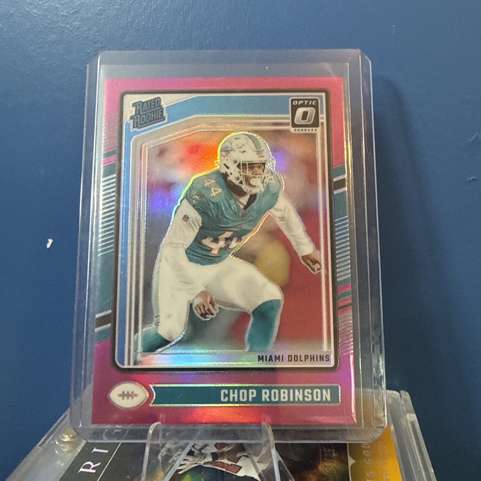 2024 Panini Donruss Optic - Rated Rookie Chop Robinson #219 Pink Prizm (RC)