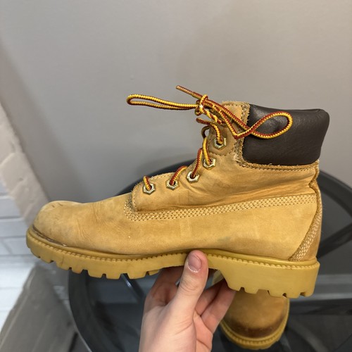 Timberland 6-Inch wasserdichte Stiefel Leder Weizen Nubuk 10317 Damengröße 7,5 M - Bild 9 von 20