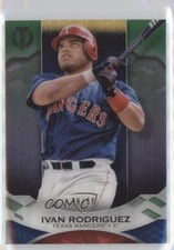 2019 Topps Tribute Green 29/99 Ivan Rodriguez #10 HOF 3y0