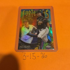 Paul Skenes 2025 Topps Chrome #F15-8 Fortune 15 - Pirates MLB Baseball HOF ⚾️