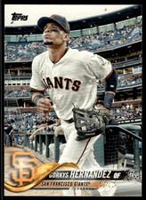 2018 Topps #592 Gorkys Hernandez San Francisco Giants Baseball