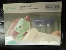 Owlet Dream Sock Baby Monitor, Tracks Average Oxygen, Sleep Habits & Heart Rate