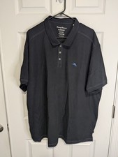 Polo Ralph Lauren Polo Shirt Men's 2XB Black Short Sleeve Stretch Casual Cotton