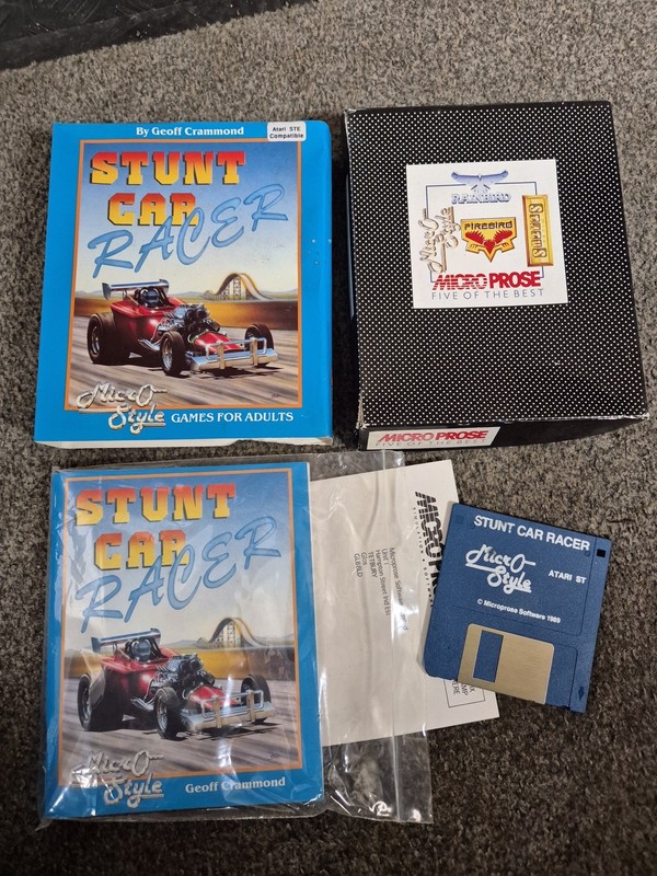 Stunt Car Racer - Micro Style - Boxed Atari ST Computer Video Game Big Box
