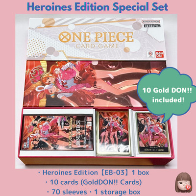 10 Gold DON !! ONE PIECE Card Game Heroines Edition Special Set