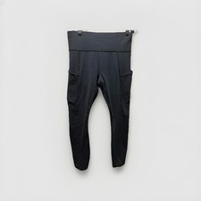 Athleta Women s Contender Black Leggings Pockets Size M