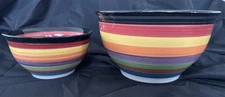 Philippe Richard Rondo 6” And 8”  Bowl Set Multiple Colors
