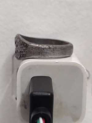 ANTIQUE PRE WWI 1914 DHG GERMAN IRON CROSS RING, FOR PRE WAR