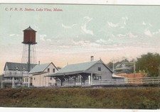 vintage postcard LAKE VIEW ME N.Y.C. & HUDSON...