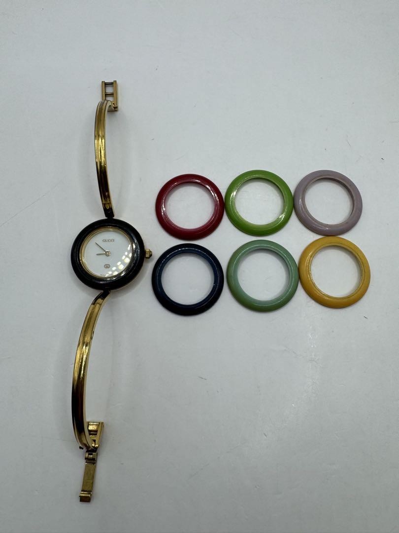 希少★GUCCI グッチ Vintage 1100 Series Watch Gucci 1100 Stainless Steel Band Wristwatches for sale | eBay