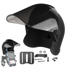 Phone Holder Sun Shade Motorcycle Phone Mount Motorbike Rainproof Helmets