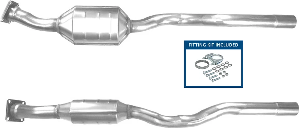 Fits Audi V8 1988-1992 3.6 Inutpart Right Catalytic Converter Kit 441131089X - Image 4 of 4