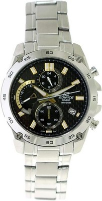 [Casio] EDIFICE Chrono Quartz Men's Watch EFR-557CD-1A9 Black x Gold/Silver
