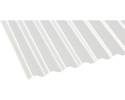 Gutta Polyester Wellplatte Sinus 76/18 natur 2000 mm x 1000 mm x 0,8 mm