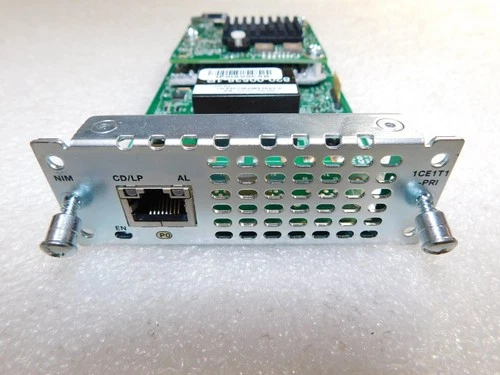 CISCO NIM-1CE1T1-PRI 1-Port Multi-flex Trunk Voice WAN Channelized T1/E1 Module