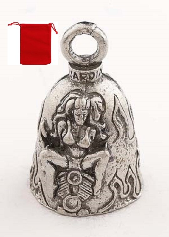 V Twins Guardian Bell W/ RED BAG fits harley motorcycle ride
