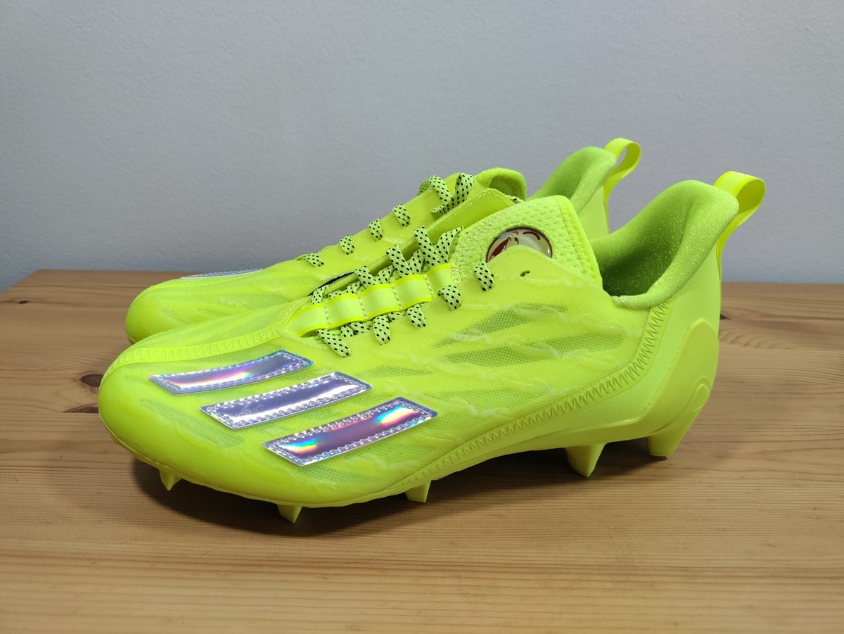 Size 9 - adidas Adizero Cleats Team Solar Yellow for sale