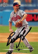 Buddy Carlyle autographed Baseball Card (Atlanta Braves) 2008 Upper Deck #43