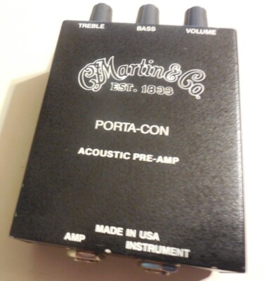 Martin & Co. Porta-Con Acoustic Pre-Amp - Made in USA | eBay