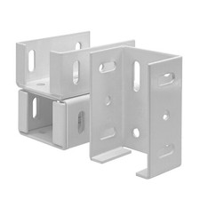 OHIY Aluminum Fence Bracket for Vinyl Fencing fits 2-3/4in Rails 4x Brackets