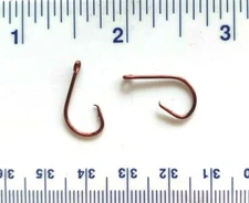 100 GT 2X Red Inline Circle Fish Fishing Hooks size 6 - 100 hooks 7381