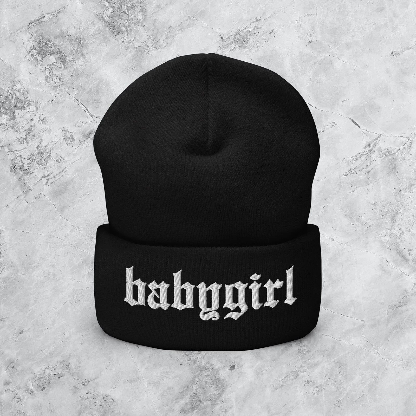 Babygirl Beanie Dark Streetwear Fashion