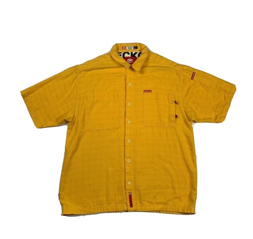 Ecko UNLTD. Yellow Button Up Short 