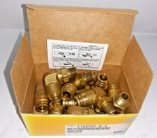 PARKER 90DEGREE PRESTOMATIC ELBOW FITTING X169PMT-6-4 (10CT.)