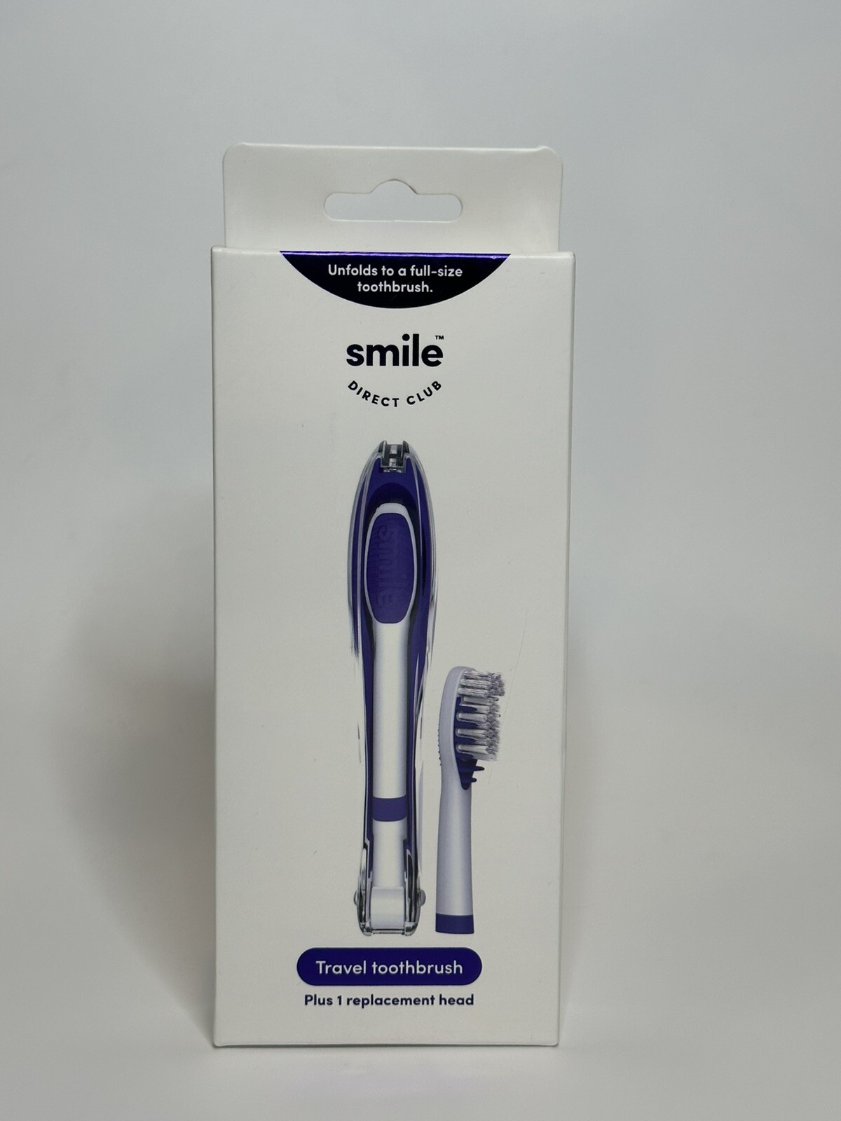 Smile Direct Club NEW In Box  Foldable Travel Toothbrush Wit