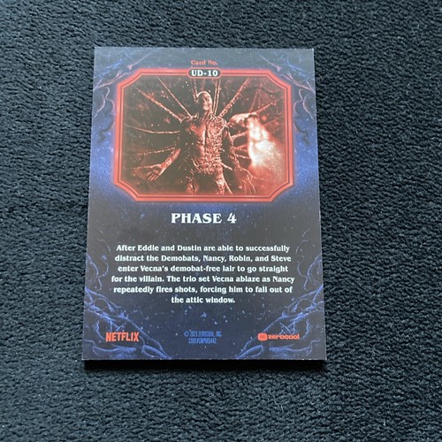 1x Phase 4 Upside Down Einsatz Karte UD-10 - 2023 Topps - Stranger Things Staffel 4 - Bild 7 von 14